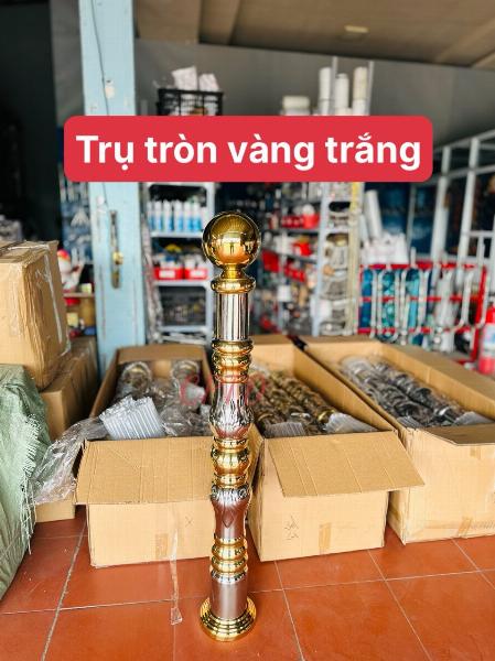 TRỤ VÀNG TRẮNG INOX304