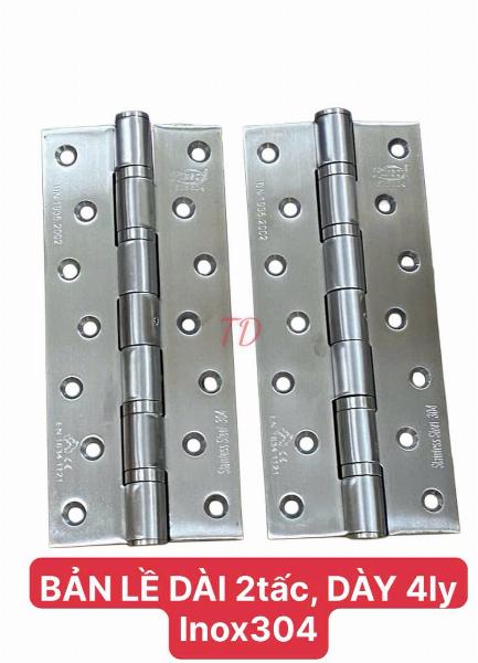 BẢN LỀ 2 TẤC, DÀY 4ly INOX304