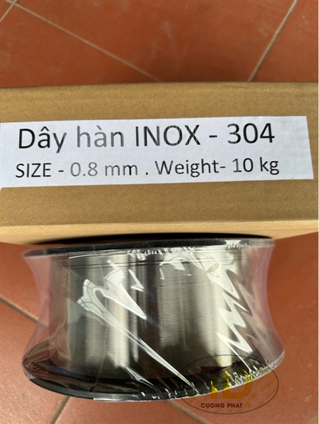 DÂY HÀN MIG 0.8 INOX304 (CUỘN 10Kg)