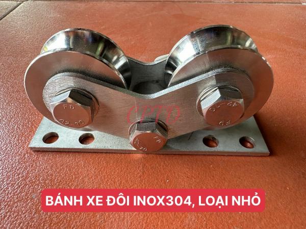 BÁNH XE ĐÔI HỆ LÙA INOX304