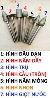 ĐẦU MÀI HỢP KIM