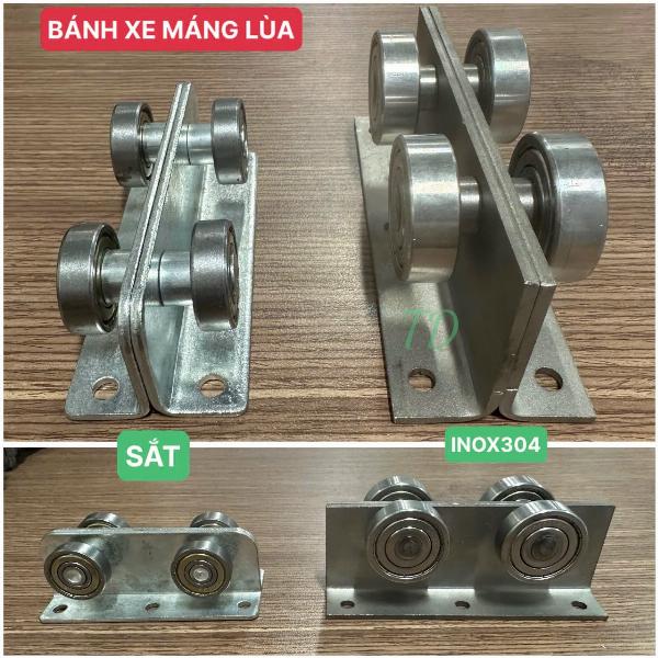 BÁNH XE MÁNG LÙA INOX304