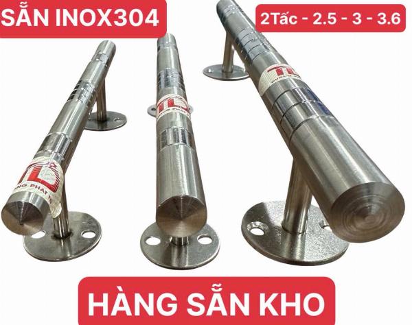TAY NẮM CỬA LÁP ĐẶC INOX340