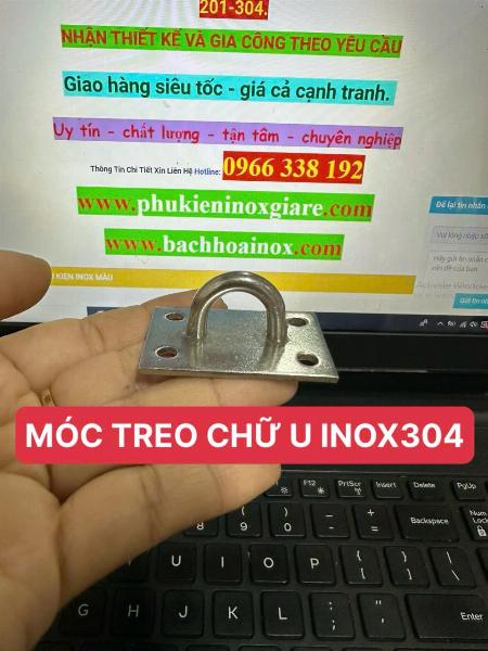 MÓC TREO CHỮ U INOX304