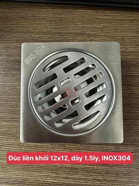 HỐ GA 12x12 DÀY 1.5Ly INOX304