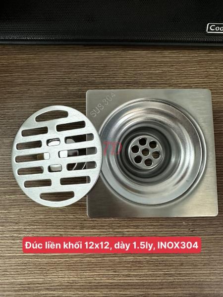 HỐ GA 15x15 DÀY 1.5Ly INOX304