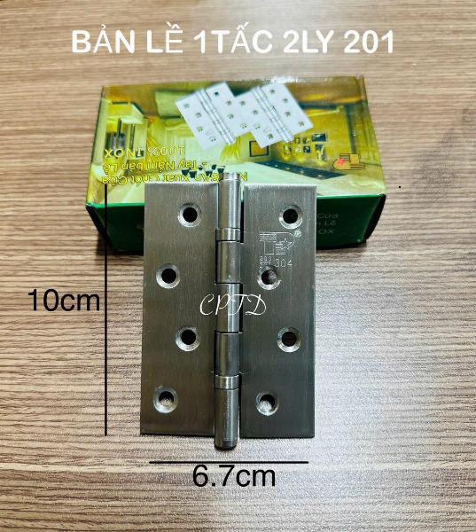 BẢN LỀ 1TẤC x 2LY INOX201 TP