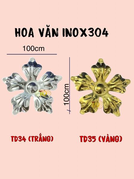 HOA VĂN INOX304 TD35