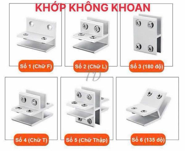 KHỚP NỐI KHÔNG KHOAN BẰNG NHÔM, CHỮ THẬP