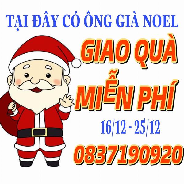 DỊCH VỤ GIAO QUÀ ÔNG GIÀ NOEL MIỄN PHÍ