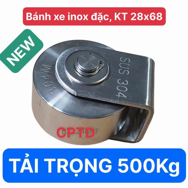 BÁNH XE INOX CHỊU TẢI LỚN (500Kg)