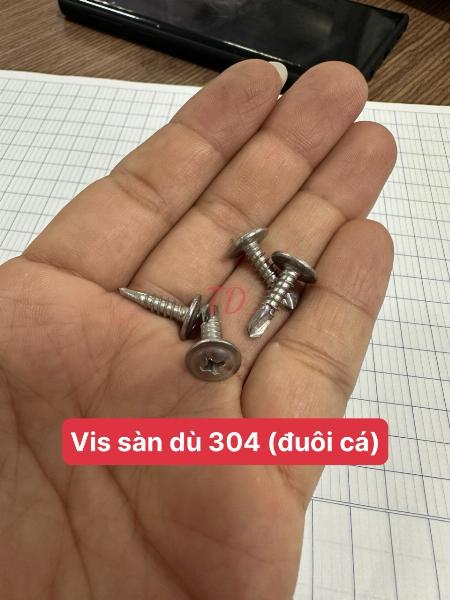 VÍT ĐUÔI CÁ (SÀN DÙ) INOX304