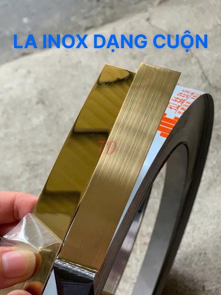 LA INOX DẠNG CUỘN, MÀU VÀNG GƯƠNG