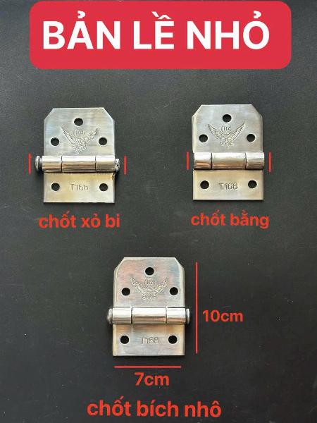 BẢN LỀ XE TẢI XỎ BI INOX304 LOẠI NHỎ (7cm)