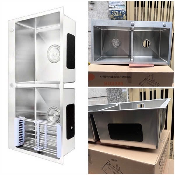 LABO RỬA CHÉN 50x100 INOX304 XỊN